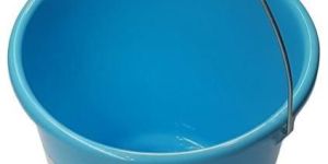 22 LTR Plastic Bucket with Steel Handle