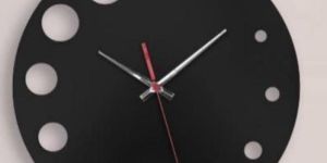 Black Wall Clock