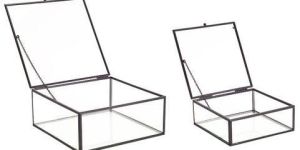 Glass Box with Metal Frame