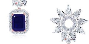 Dangling Diamond Earrings