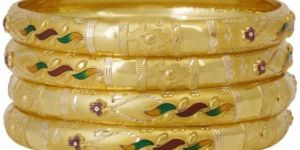 TAN431 Handmade Fancy Bandhel Bangles