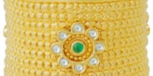 TAN442 Handmade Kundan Bandhel Bangles