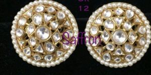 Kundan Round Studs