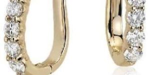 Diamond Hoop Earrings