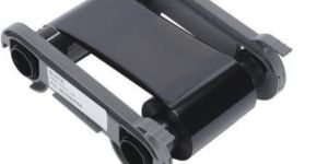 Black ID Card Printer Ribbon