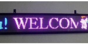 LED Mild Steel Moving Message Sign Boards