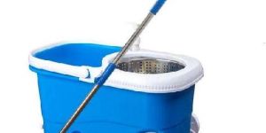 Easy Wheels Steel Wringer Elegant Spin Mop Bucket