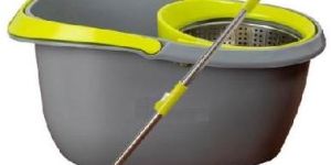 Steel Wringer Happy Home Spin Mop Bucket