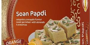 Orange Soan Papdi