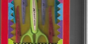 FABER CASTELL CRAFT SCISSORS-4 TRENDY CUTS