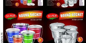 S S Lid Bucket Set