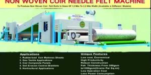 Coir Needle Felt Machine
