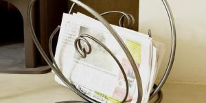 Wrought Iron Magazine Rack