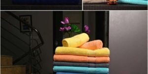 Fabric Dyed Dobby Border Towel