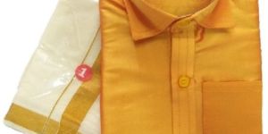 Kids Kerala Mundu and Shirt SET