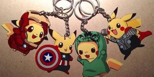 Rubber Animal Keychain