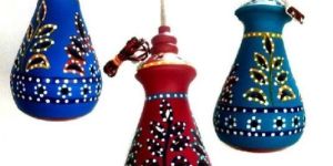 Hanging Terracotta Lamp