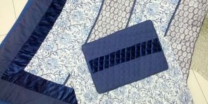 Block Print Hand Quilted Bed Cover