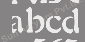 Lettering Stencils