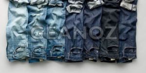 Men Vintage Raw Jeans