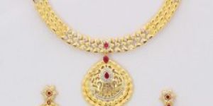 Gold Forming Necklace Set