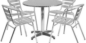 Aluminium Dining Table Set