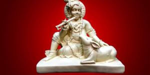 Lord Krishna Ivory Statue