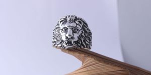 Lion Face Ring