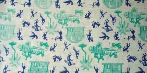 Cotton Silk Printed Fabric