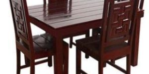 Teak Wood Dining Table Set