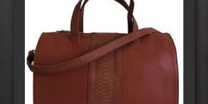 Leather Bowling Bag