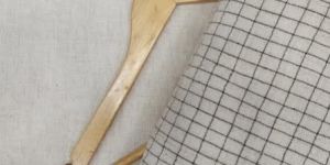 BFTBKC13 Check Dyed Handwoven Handspun Organic Kala Cotton Fabric