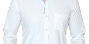 WHITE COLOUR REGULAR FIT SHIRT