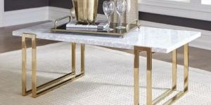 Dining Table with Stone