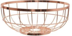 Copper Plated Fruit Basket