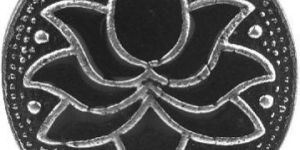 Boho Vintage Gypsy Oxidized Silver Meenakari Lotus Ring