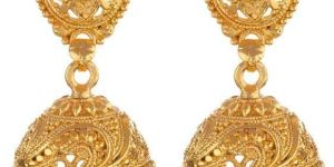 Indian Bollywood Jhumka Wedding Bridal Dangle Earring Jewelry Set