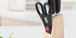 Kitchen Knife Set with Wood Block