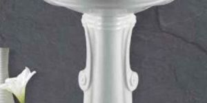 Big Sterling Pedestal Wash Basin