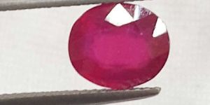 3.15ct 3.25 Ratti Natural Certified Ruby Clean Transparent Quality