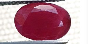 3.95 Ct 4.25 Ratti Unheated Natural Certified Ruby Old Mined