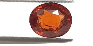 Natural unheated untreated ceylon hessonite garnet certified 4.80 ct