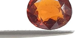 Natural unheated untreated ceylon hessonite garnet gomedh certified 4.95 ct