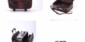 Leatherette Laptop Trolley Bag