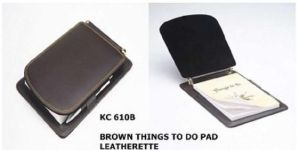 Leatherette Paper Notepad