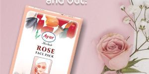 Fresh Face with Ayur Herbals Rose Face Pack