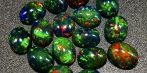Black Oval Opal Stone