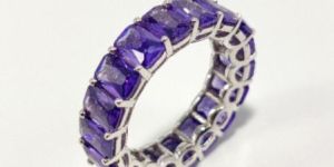 Purple Cubic Zirconia Gemstone