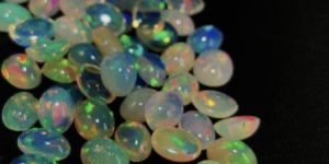 White Opal Oval Stone