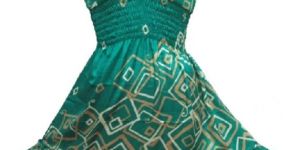 Poly Silk Short Dress